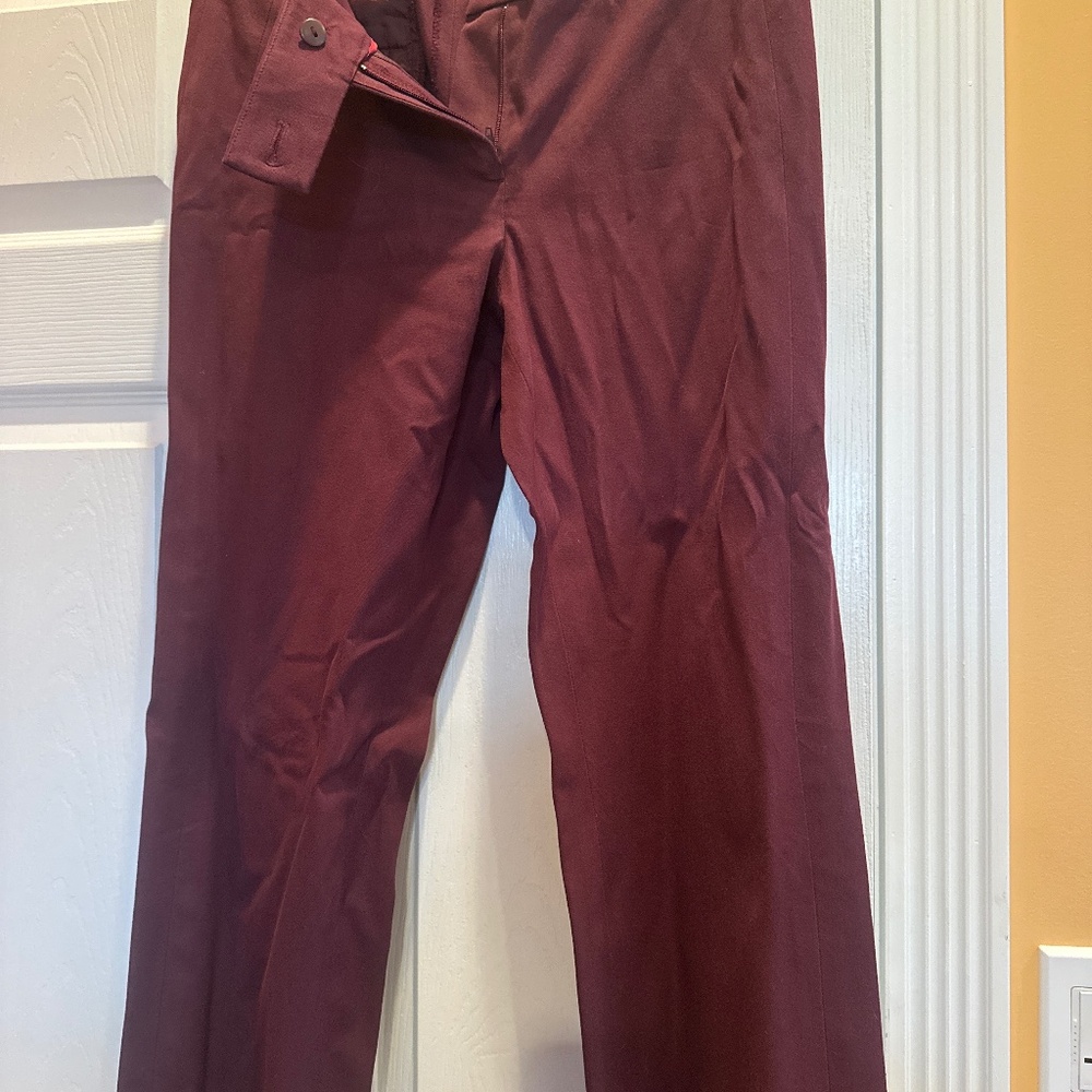 Ann Taylor Loft Burgundy dress pants